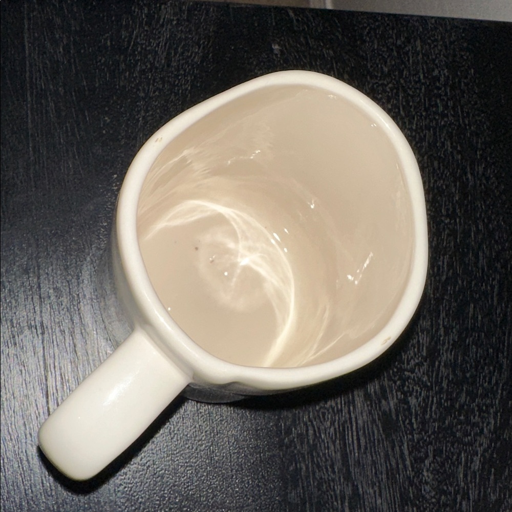 Rae Dunn White Ceramic 'MOM' Mug - Picture 3 of 4
